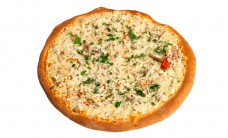 Пицца курица с грибами