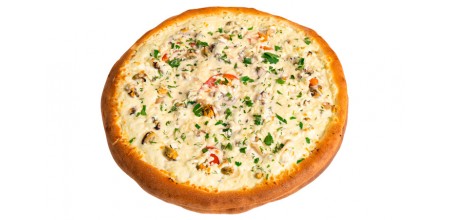 Пицца с морепродуктами
