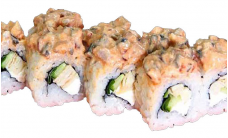 Ролл с копченной курицей Ролл с копченной курицей